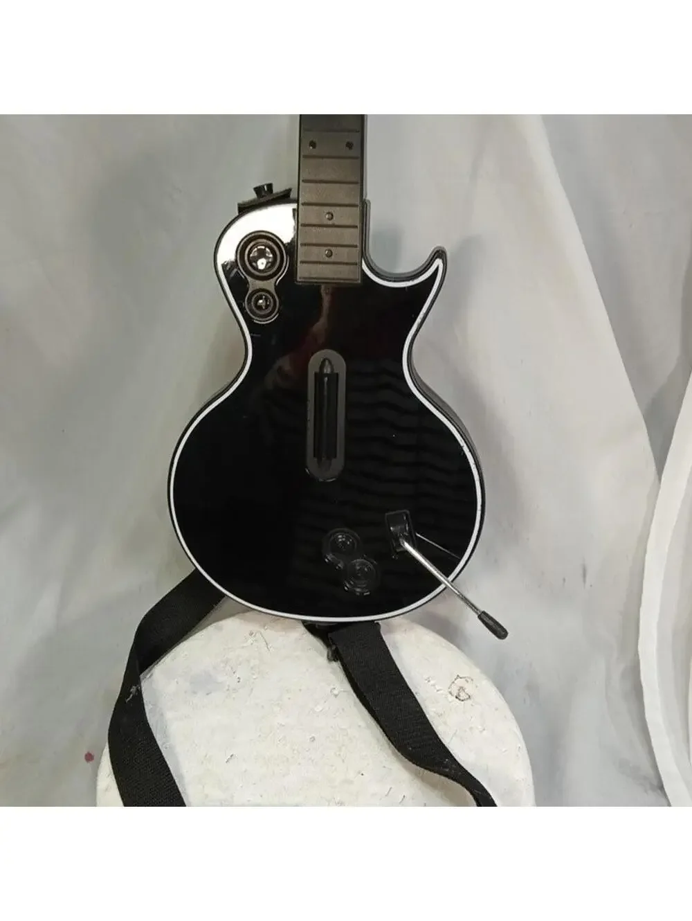 RedOctane Gibson PS3 Guitar Hero Wireless Controller Black with Strap Tested